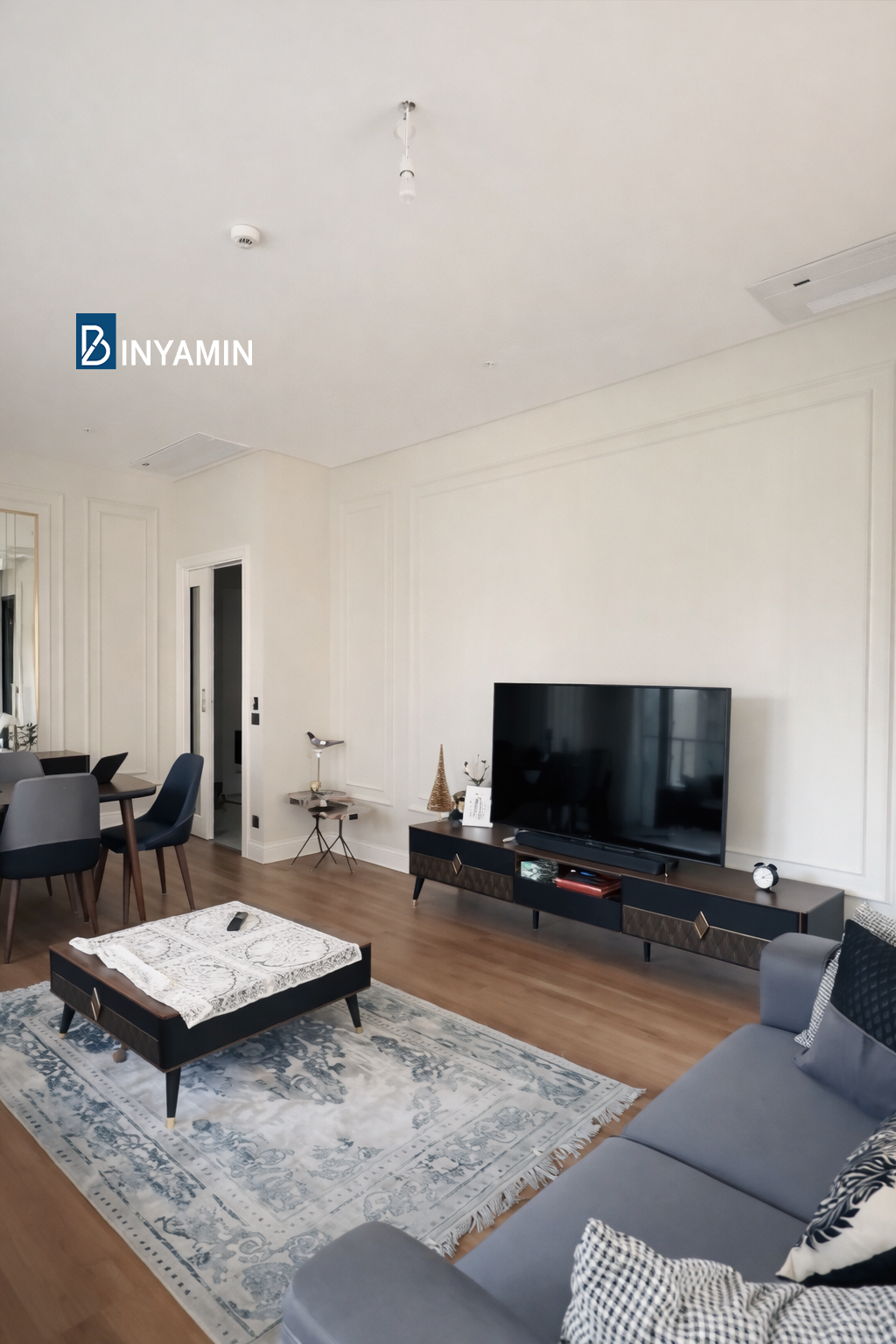 Full residential unit interior design and execution project by Binyamin Studio