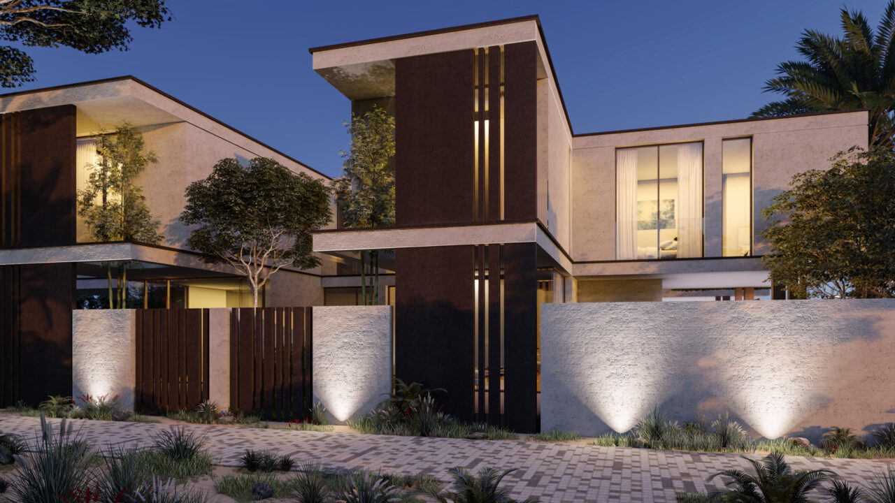 Residential villa interior design and 3D visualization project by Binyamin Studio